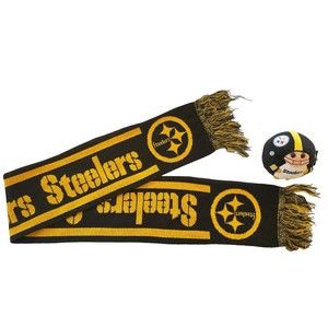 pittsburgh steelers Scarf NWOT and ty plush NWT bundle